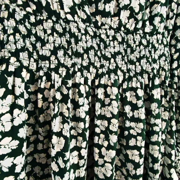 ABERCROMBIE & FITCH Green Floral Dress - Picture 3 of 4